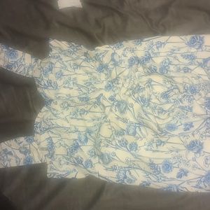 Beautiful blue flower dress